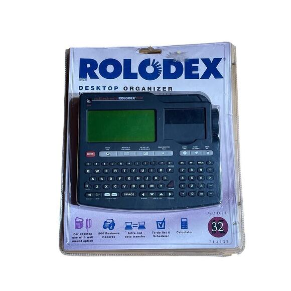 Rolodex Electric Desk Top Organizer. 32K. 1994.  office. business. home. - Picture 1 of 3